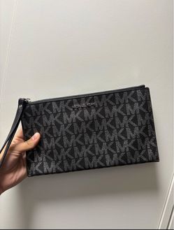 Michael Kors Signature Logo Wristlet Clutch