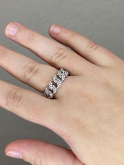 Cuban link ring