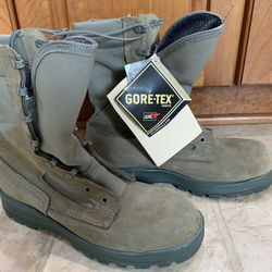 Military Surplus Belleville Waterproof GoreTex Boots, Men’s 7.5