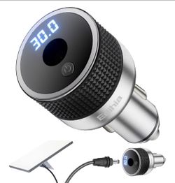 Starlink Mini Car Adapter 12V/24V to 30V, No Reboot Power, Digital Voltage Display, Keeps Starlink Online, 60W Cigarette Lighter Adapter, Supports 16A