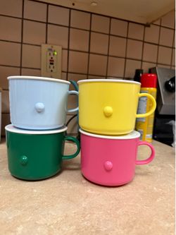 4 Home-X 20oz soup cups with lid