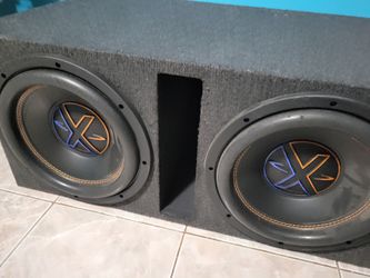 2 12" Quantum Audio Subwoofers