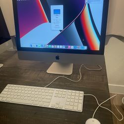 2017 Apple iMac 21.5-inch Screen 2.3ghz i5 Processor 8gb Ram 1tb Hard Drive. Wired Keyboard and Mouse
