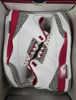 Jordan Retro Cardinal 3 Brand New Size 12