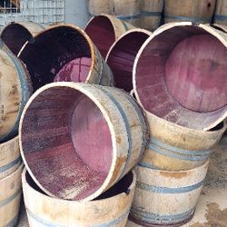 Half Wine Barrels 
