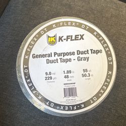 K-Flex General Purpose Duct Tape Gray