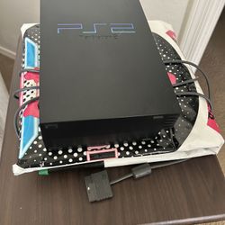 Playstation 2 and Mat included 