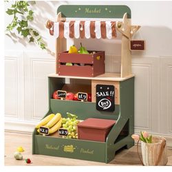 ROBOTIME Wooden Grocery Store Playset