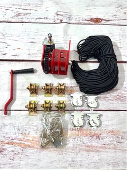 Overhead Garage Storage organize Lift winch heavy-duty ceiling-mounted storage hoist