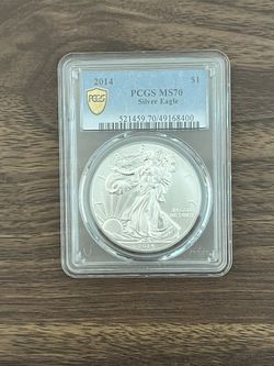 2014P PCGS MS70 SILVER DOLLAR