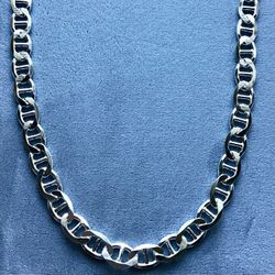 22” Solid Sterling Silver Italy 925 Necklace 8mm QUALITY!!! Pickup Boca Raton