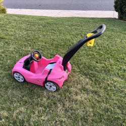 Pink Cruiser Push Car
