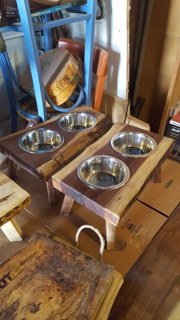 Dog food bowls