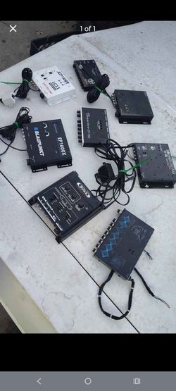 Bass enhancers and eqs