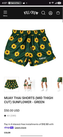New No Tags XL Kill Crew  Muai Thai Shorts