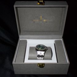 New Stainless Steel Green Dial Luxury Watch