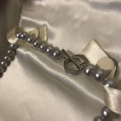 Littman Jewelers Silver Pearl Necklace 