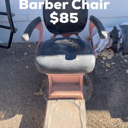 Antique Barber Chair $85 - Corrales