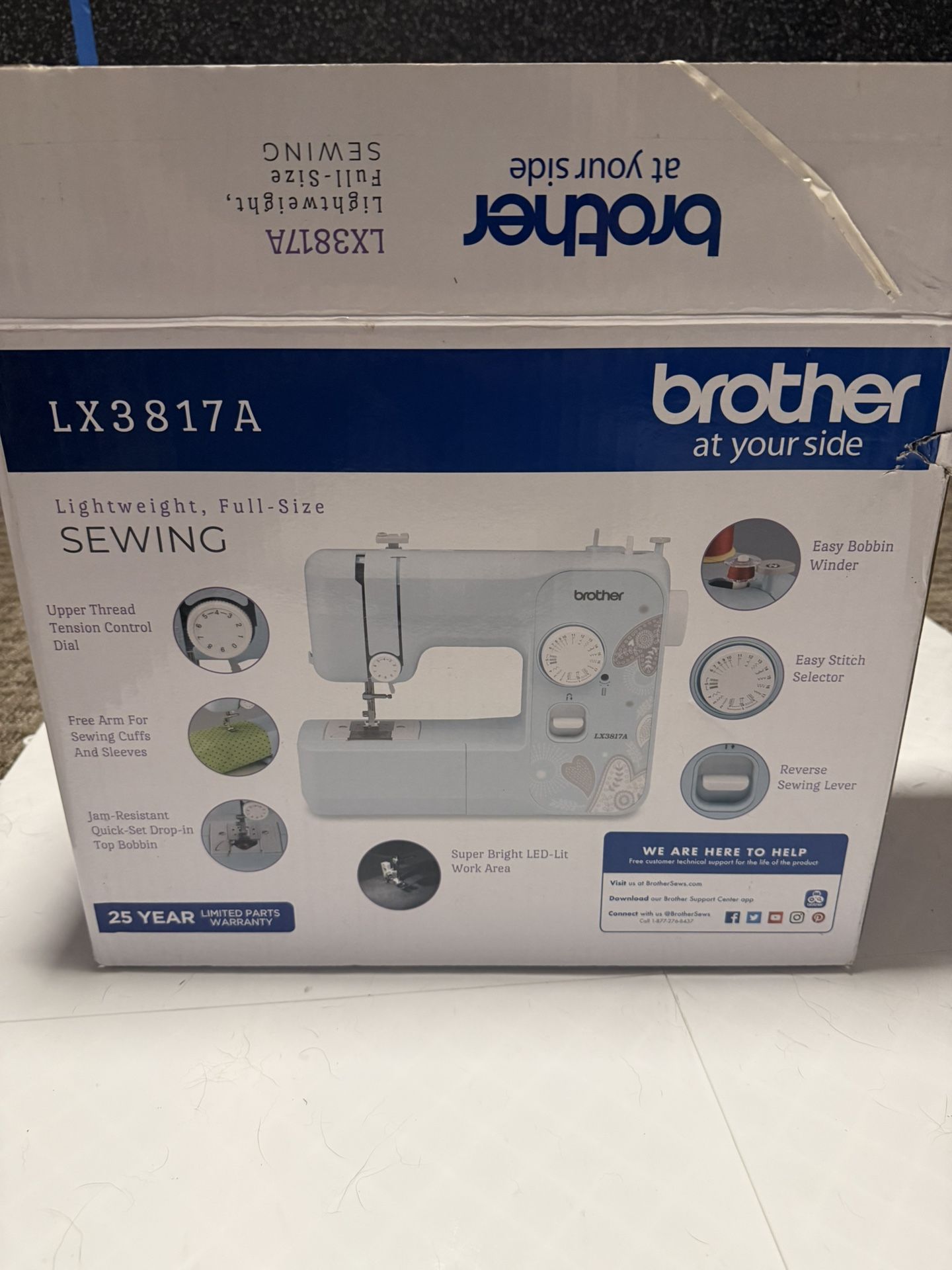 Brother LX3817A Lightweight Sewing Machine 