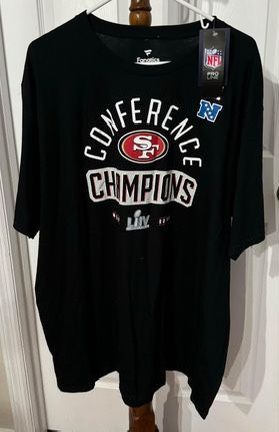 New Men's NFL San Francisco 49ers Fanatics T-shirt Size 3XL just $5