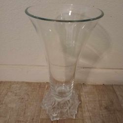 Vintage Shannon Crystal Heavy Crystal Vase 14" High