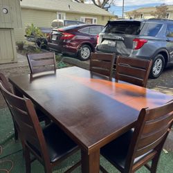 Dining Table With 6 Chairs 