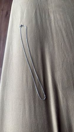 Silver necklace