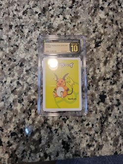 Raichu Pokemon Cgc Pristine 10
