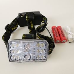 RuipuFire Rechargeable 11 Mode 14 LED White / Red Light Headlight Fishing Head light Flashlight Headlamp hunting Head lamp Torch
