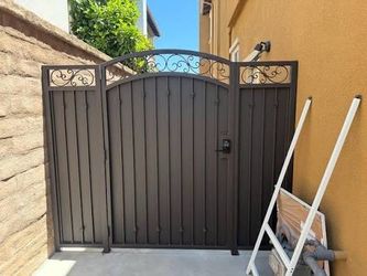Ornamental Iron Double Gate