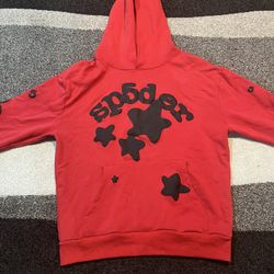 Red Beluga Sp5der Hoodie (Small)