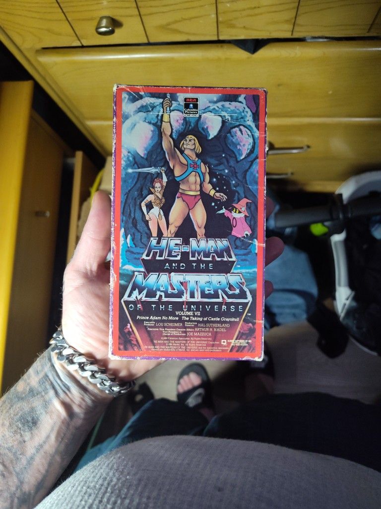 He-Man And The Masters Of The Universe VOL VII 1984 VINTAGE VHS TAPE, BOTH ARE SEALED, BY COLUMBIA PICTURES 