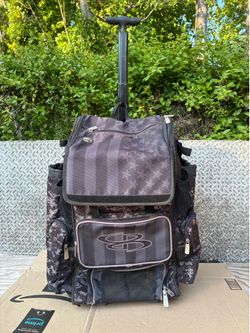 Boombah Superpack Rolling Bat Bag USA Clandestine Black Ops Baseball Softball