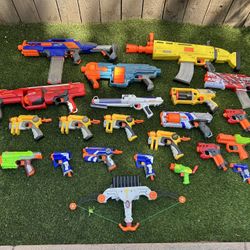 30+ NERF Guns and 100s of Bullets