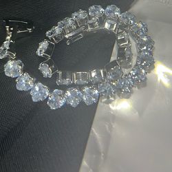 Heart Shape Cut 3A Cubic Zirconia Bracelets