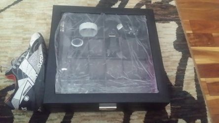 Tech Swiss Watch Case- with key-leather