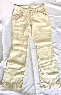 Miss Me linen summer pants for women