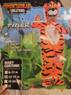 Tiger baby costume