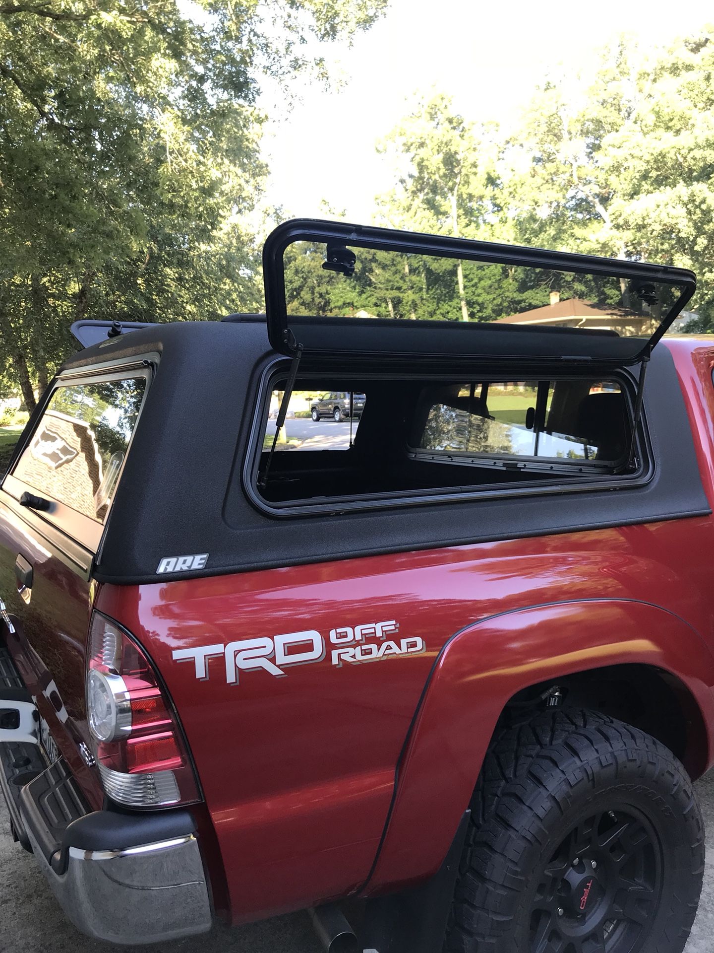 2nd Gen short bed Tacoma A.R.E. Camper shell**Line-X coated**$1,000**