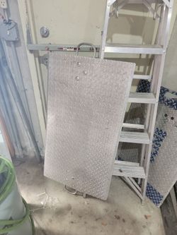 Aluminum Diamond Plate Panel with Handles warehouse loading docks