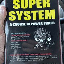 Super/System Poker book 