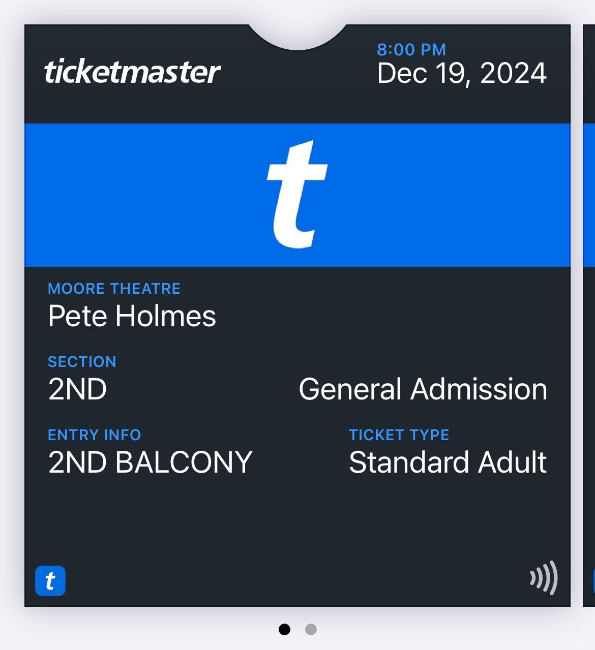 TONIGHT Two Tickets To Pete Holmes Moore Theatre 8 PM