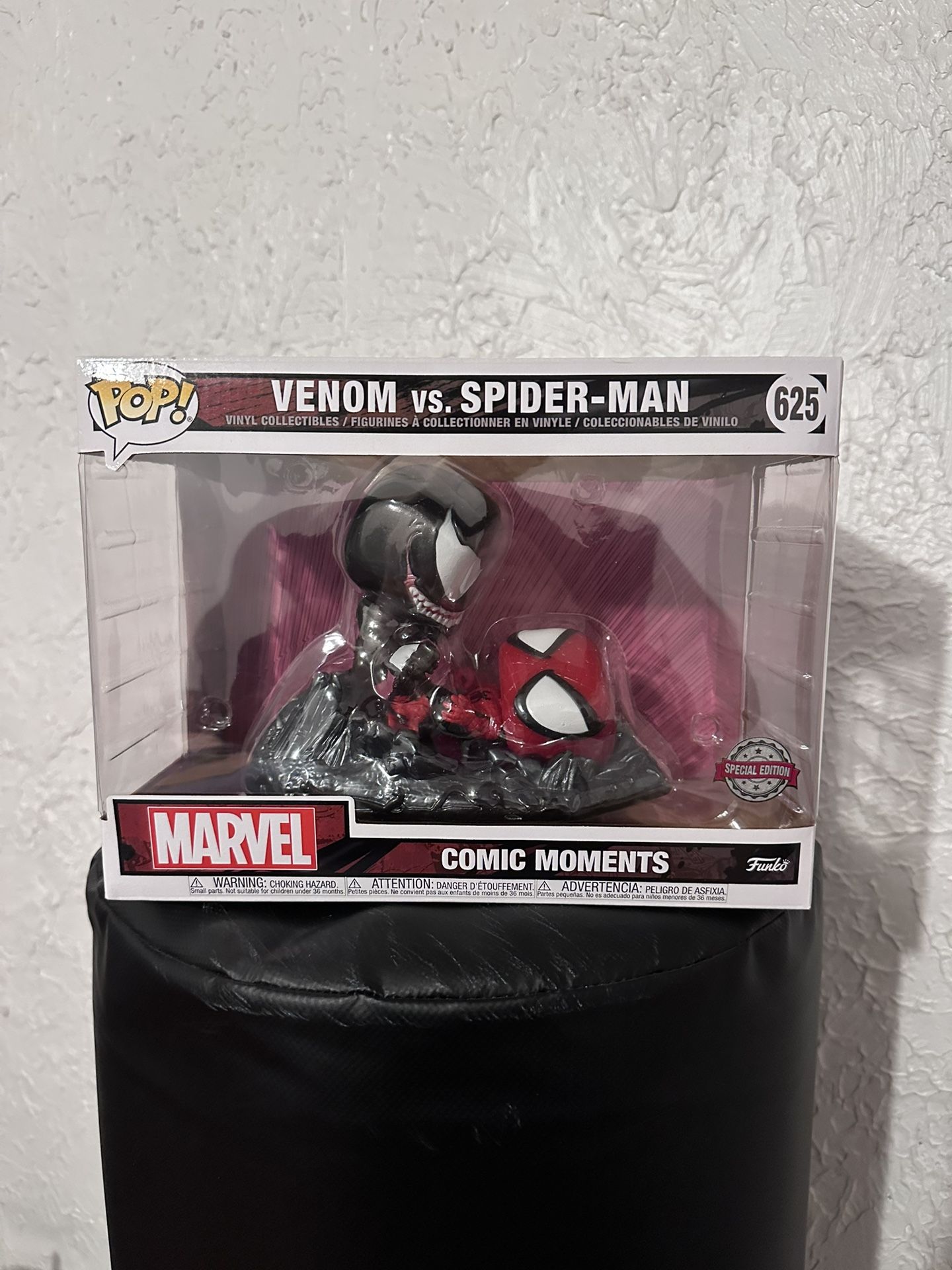 Venom versus Spider-Man Funko Pop