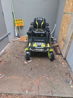 48in No turn Ryobi 80v Battery Powered Mower