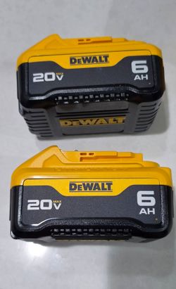 2 dewalt batteries