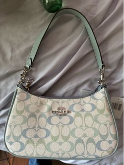 Blue coach Teri shoulder bag