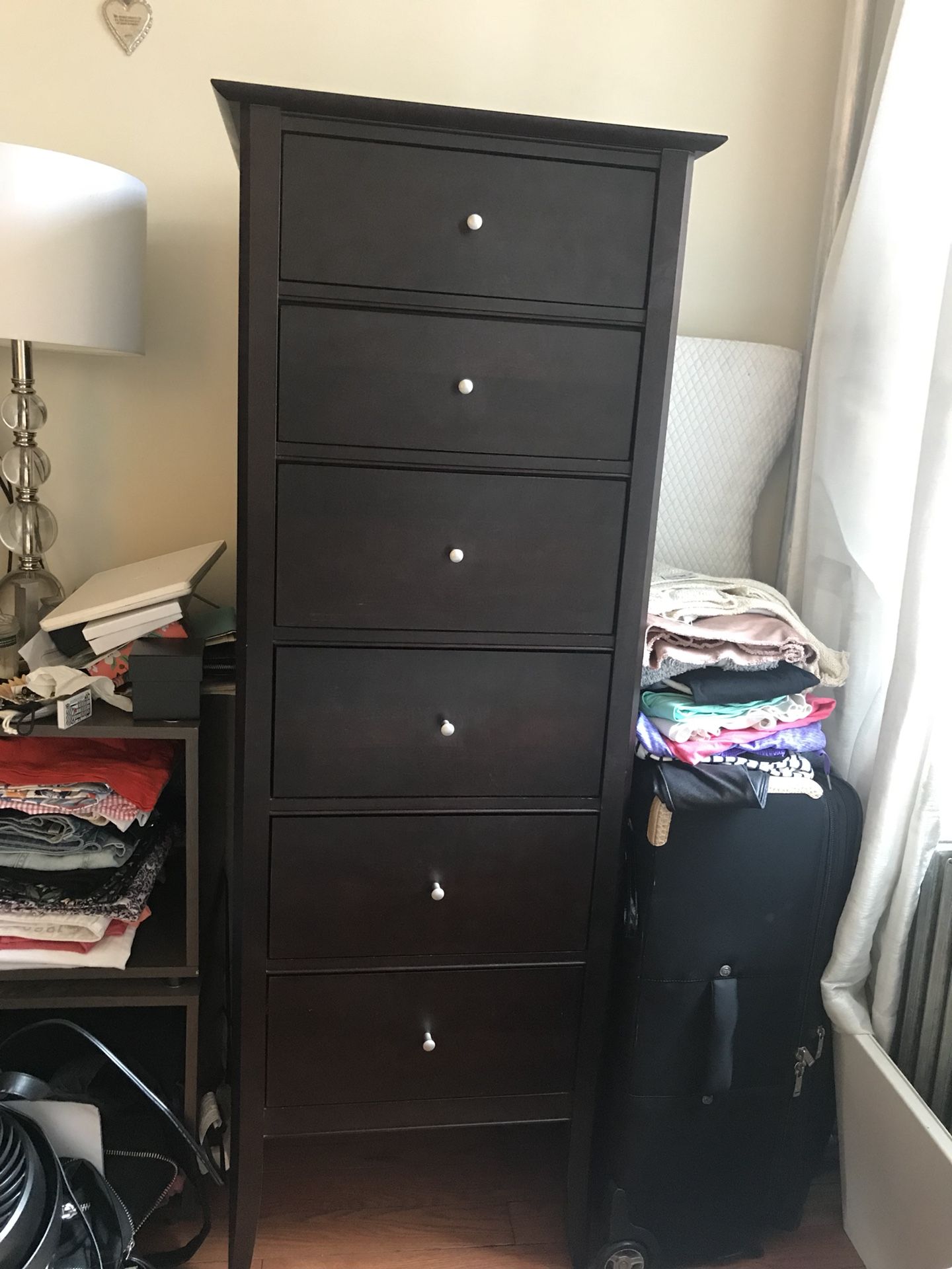 Baronet 6 drawer highboy dresser - from Crate & Barrel