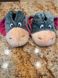 Disney Winnie the Pooh eeyore adult slippers