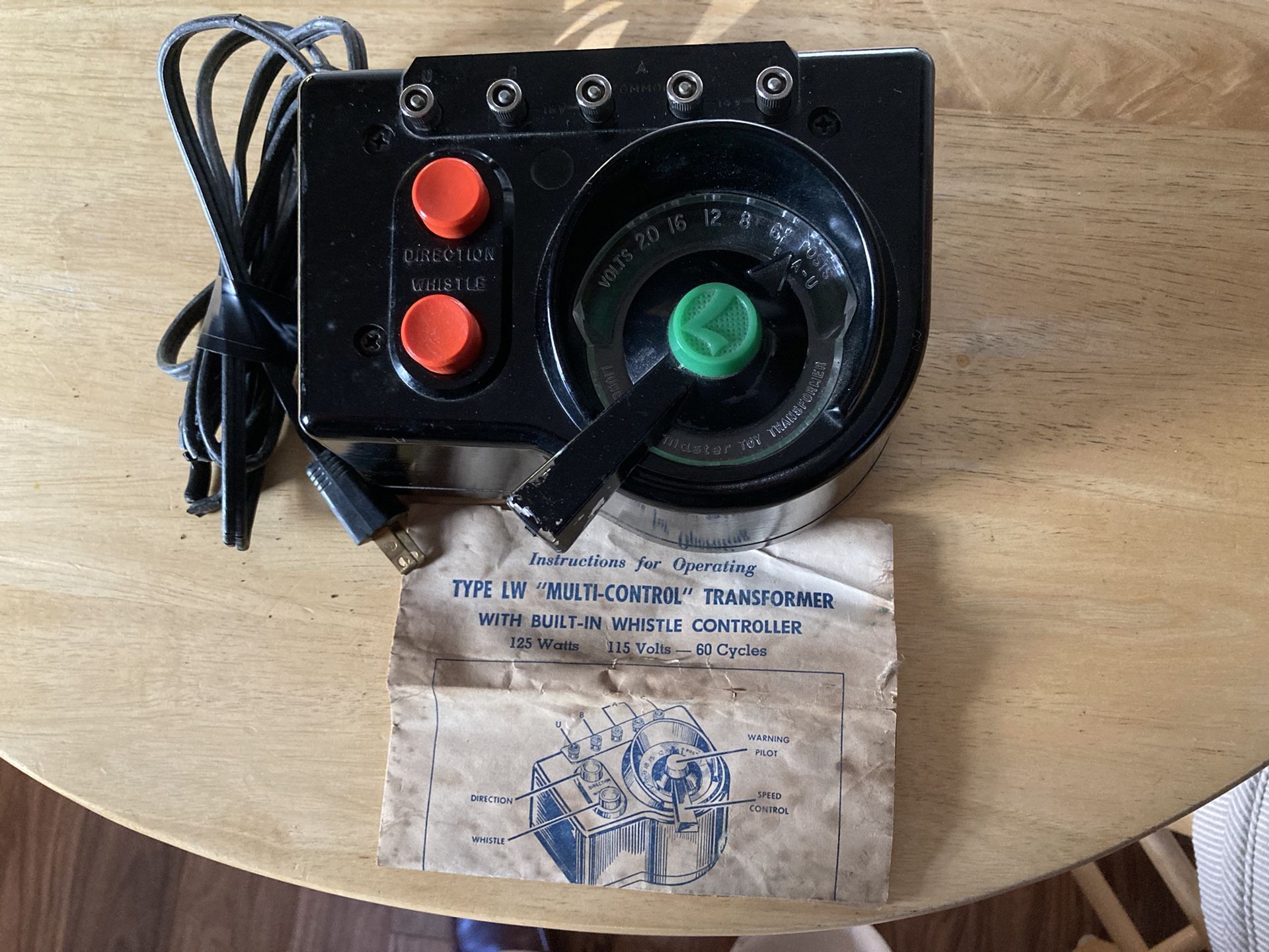 Lionel Transformer