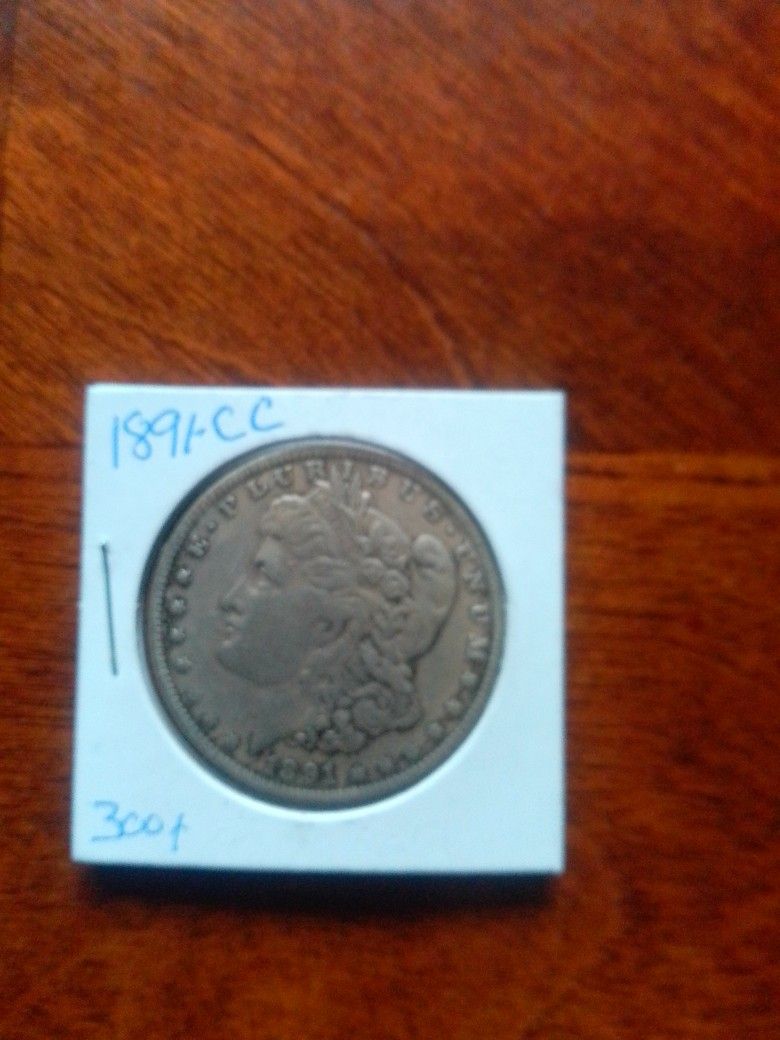 1891 CC Silver Dollar